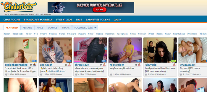 Watch Free Unlimited Chaturbate Cams